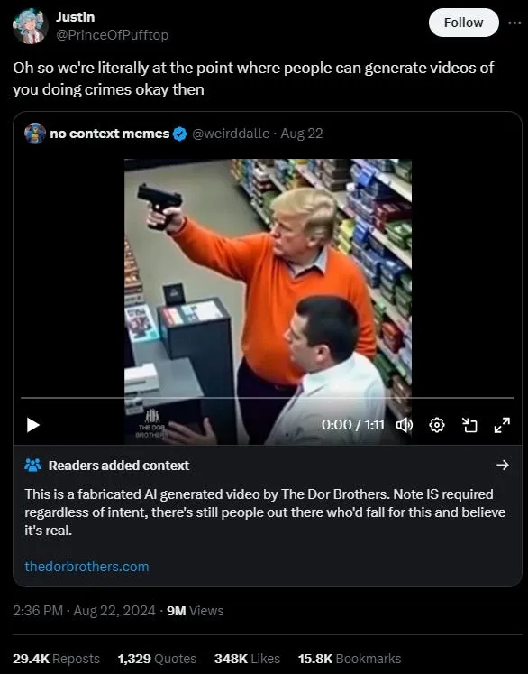 Dor Brothers deepfake video still